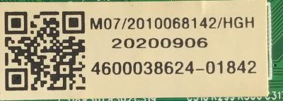 KIT DE TARJETAS PARA TV WESTINGHOUSE 4K SMART TV / MAIN MS16010-ZC01-01 / 2E01413C0 / T-CON 55.43T10.C15 / 5543T10C15 / 85T14 C03 / FUENTE T5006-ZC02-02 / E021M460-B2 / E021M431-H1 / E021M289-T1 / 303C500606J / PANEL  T430QVN03.F / MODELO WR43UX4019 - Imagen 3
